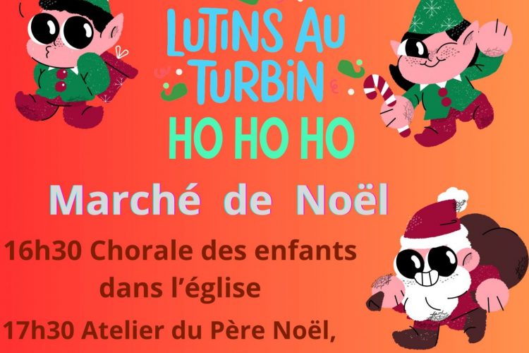 Affiches pour le marché de Noël réalisées par les élèves de P4B !