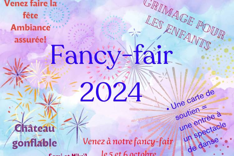 Affiches pour la fancy-fair réalisées par les P6A…