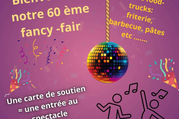 Affiches pour la fancy-fair réalisées par les P6B…