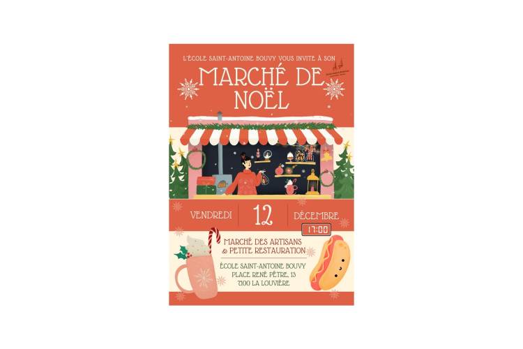 Invitation marché de Noël